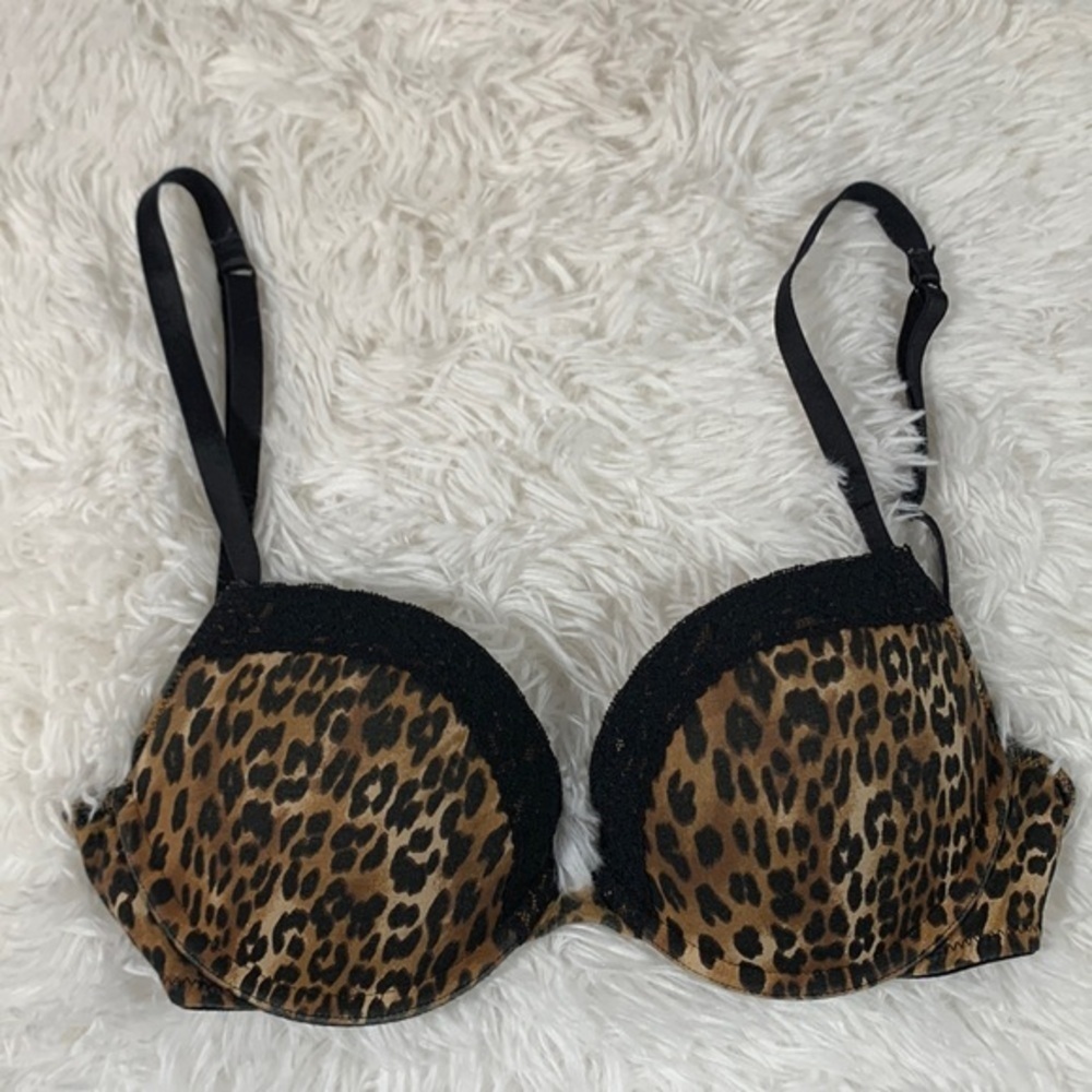 La SENZA Cheetah Print Bra 32C